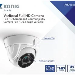 Sicherheit König Kuppel Videoüberwachungskamera IP66 Weiß -Smart Home Verkäufe 104c30f4 b2c3 4b63 995f ca230cb6387a 600x600