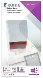 Sicherheit König SAS-CLALIS10 Innenbereichsirene 5 Sicherheit König SAS-CLALIS10 Innenbereichsirene – Bild 3