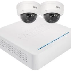 Sicherheit Abus Digitalrekorder + 2 Domkameras Video-Überwachungsanlge