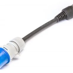 Komfort Juice JUICE CONNECTOR Adapter CEE32 (NORWEGEN) Für JUICE BOOSTER 2 1-phasig Blau