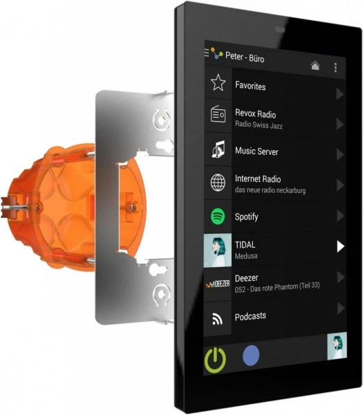 Komfort REVOX Control V255 Android Display Zentraleinheit Schwarz 3 Komfort REVOX Control V255 Android Display Zentraleinheit Schwarz