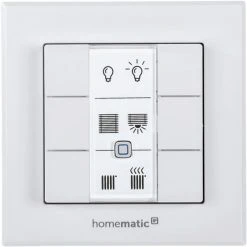 Komfort Homematic IP Wandtaster 6-fach