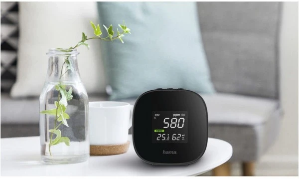 Komfort Hama Luftqualitätsmessgerät Safe Schwarz 7 Komfort Hama Luftqualitätsmessgerät Safe Schwarz – Bild 5