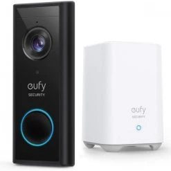 Sicherheit Eufy Video Doorbell 2K Inkl. Homebase 2 Schwarz