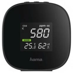Komfort Hama Luftqualitätsmessgerät Safe Schwarz