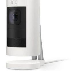 Sicherheit Ring Stick Up Cam Wired Überwachungskamera Weiß