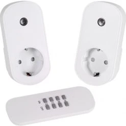 Komfort Vivanco Funksteckerset 2fach Weiß