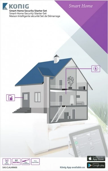 Sicherheit König SAS-CLALARM05 Home-Security-Set 5 Sicherheit König SAS-CLALARM05 Home-Security-Set – Bild 3