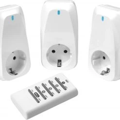 Komfort Vivanco FSS 31000WAL-N Funksteckerset 3fach Weiß