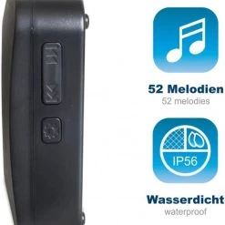 Komfort EAXUS 3-teiliges Türklingel Set Mit 2 Receivern Schwarz -Smart Home Verkäufe ace70a55 4150 46ce 984d f8864f91008d 600x600