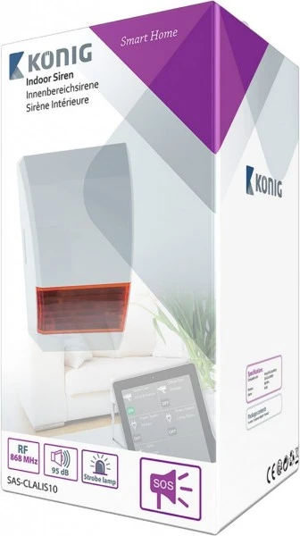 Sicherheit König SAS-CLALIS10 Innenbereichsirene 6 Sicherheit König SAS-CLALIS10 Innenbereichsirene – Bild 4